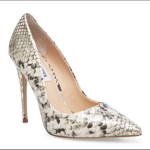 Steve Madden Snake Effect Pumps - Picture 3 of 7